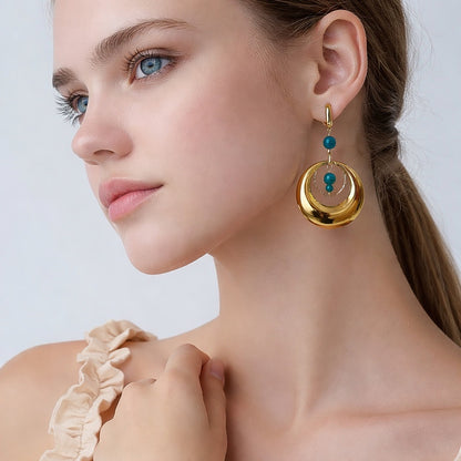 Boucles d'oreilles créoles  Mily