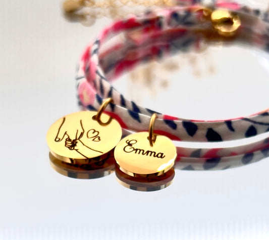 Bracelet en cordon liberty, Jeanne