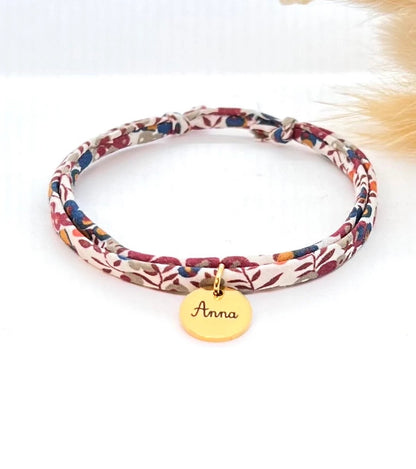 Bracelet en cordon liberty, Alicia