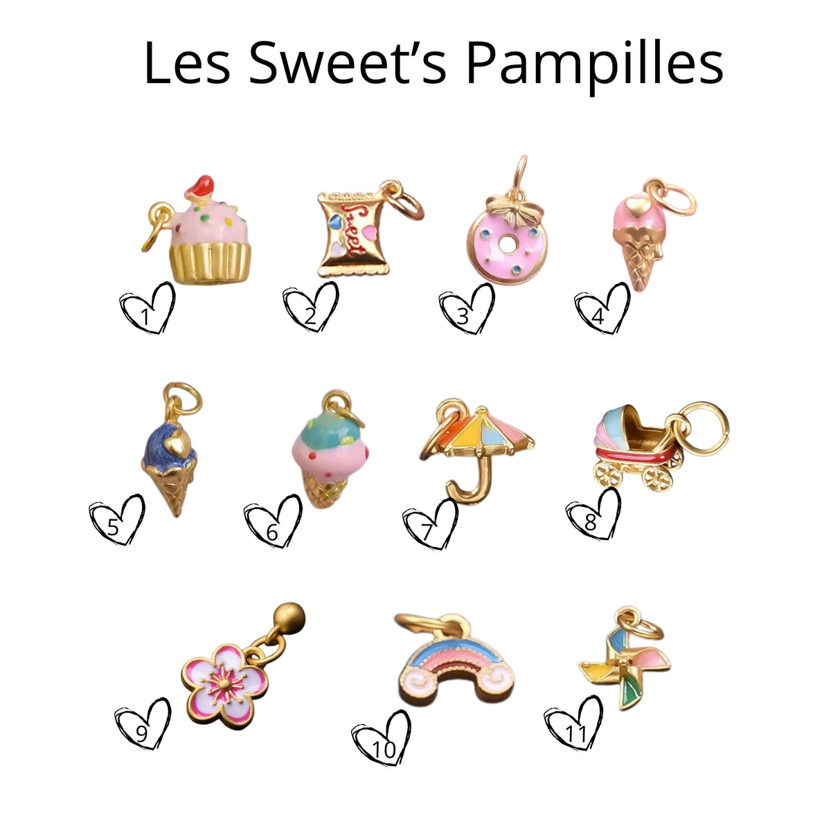 Bracelet en cordon liberty, Sweet