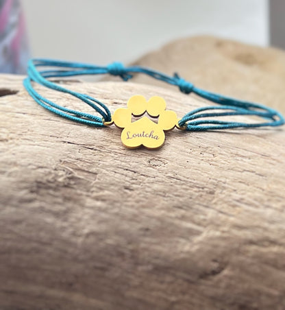 Bracelet empreinte - bracelet empreinte chien , chat