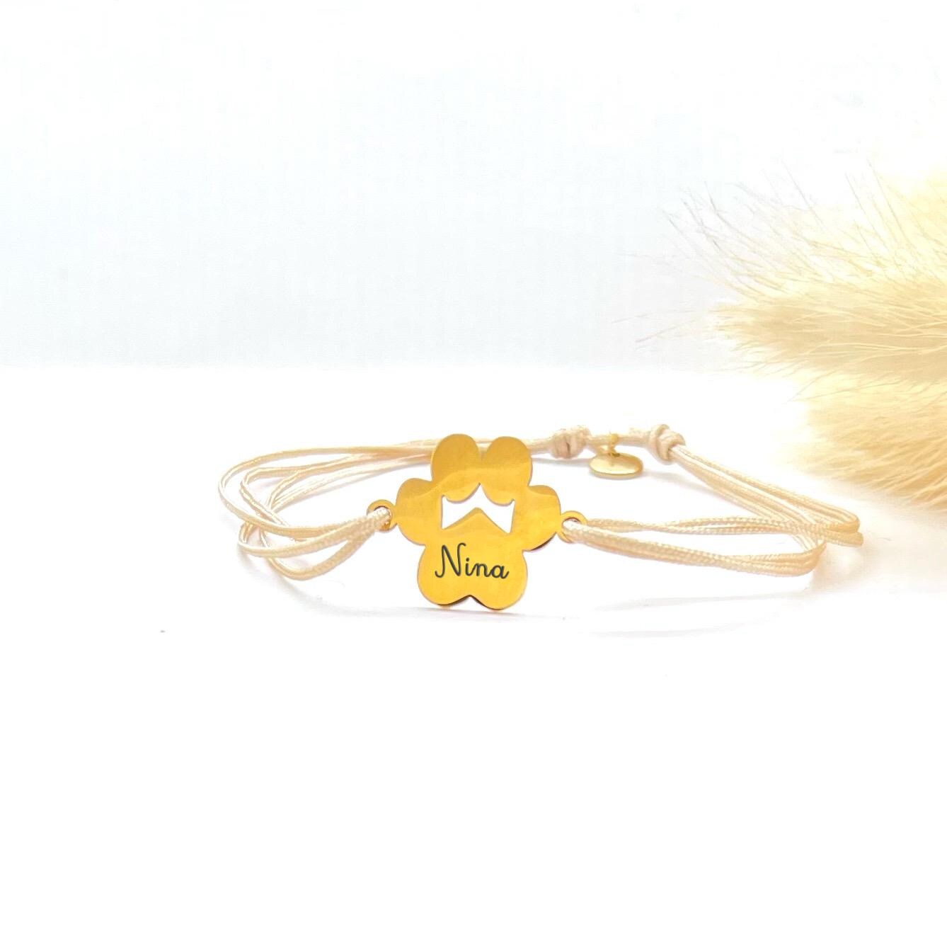 Bracelet empreinte - bracelet empreinte chien , chat
